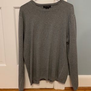 Banana Republic Grey Cotton Cashmere Sweater Top